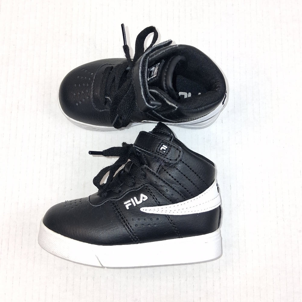 Fila Toddler Vulc 13 MP Diamond Black White Leather Sneakers